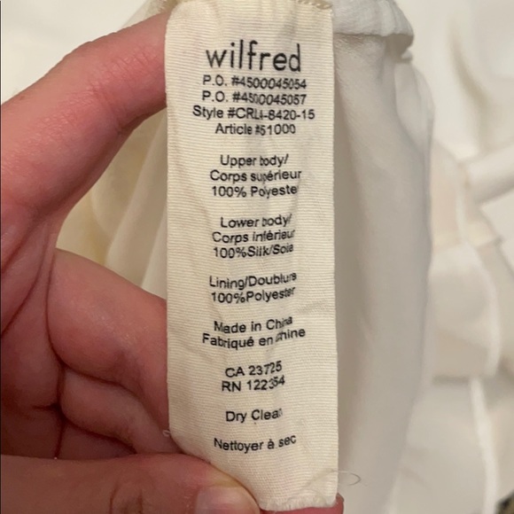 Wilfred Vignette Dress - White/Ivory/Cream - Picture 8 of 10